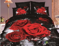 Stars On The Sky Red Bedding Rose Bedding Floral Bedding Flowers Bedding