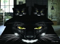 Black Panther Black Bedding Animal Print Bedding 3d Bedding Animal Duvet Cover Set