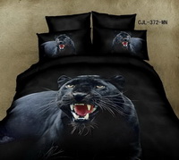 Panther Black Bedding Animal Print Bedding 3d Bedding Animal Duvet Cover Set