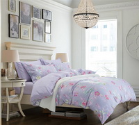 Rose Purple Bedding Set Teen Bedding Dorm Bedding Bedding Collection Gift Idea