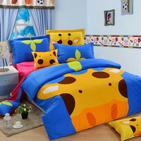 Giraffe Blue Bedding Set Kids Bedding Duvet Cover Set Gift Idea