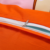 The Cheetah Family Orange Bedding Set Kids Bedding Duvet Cover Set Gift Idea