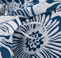 Ansuote Blue Bedding Set Luxury Bedding Scandinavian Design Duvet Cover Pillow Sham Flat Sheet Gift Idea