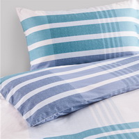 Botite Blue Bedding Set Luxury Bedding Scandinavian Design Duvet Cover Pillow Sham Flat Sheet Gift Idea