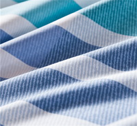 Botite Blue Bedding Set Luxury Bedding Scandinavian Design Duvet Cover Pillow Sham Flat Sheet Gift Idea