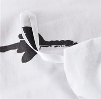 Sisera White Bedding Set Luxury Bedding Scandinavian Design Duvet Cover Pillow Sham Flat Sheet Gift Idea
