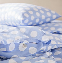 Whalenka Blue Bedding Set Luxury Bedding Scandinavian Design Duvet Cover Pillow Sham Flat Sheet Gift Idea