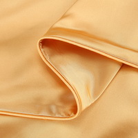 Golden Silk Bedding Set Duvet Cover Silk Pillowcase Silk Sheet Luxury Bedding
