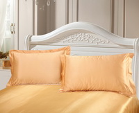 Golden Silk Bedding Set Duvet Cover Silk Pillowcase Silk Sheet Luxury Bedding