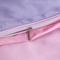 Light Ruby And Violet Silk Bedding Set Duvet Cover Silk Pillowcase Silk Sheet Luxury Bedding