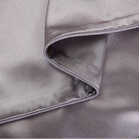 Silver Gray Silk Bedding Set Duvet Cover Silk Pillowcase Silk Sheet Luxury Bedding