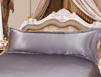Silver Gray Silk Bedding Set Duvet Cover Silk Pillowcase Silk Sheet Luxury Bedding