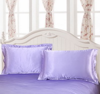 Violet Silk Bedding Set Duvet Cover Silk Pillowcase Silk Sheet Luxury Bedding
