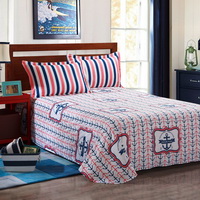 Captain Declaration Blue Bedding Set Kids Bedding Teen Bedding Duvet Cover Set Gift Idea