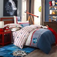 Captain Eric Blue Bedding Set Kids Bedding Teen Bedding Duvet Cover Set Gift Idea