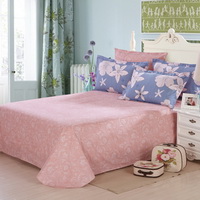 Fifi Flowers Blue Bedding Set Kids Bedding Teen Bedding Duvet Cover Set Gift Idea