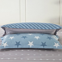 Happy Stars Blue Bedding Set Kids Bedding Teen Bedding Duvet Cover Set Gift Idea