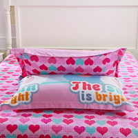 Little Sheep Pink Bedding Set Kids Bedding Teen Bedding Duvet Cover Set Gift Idea