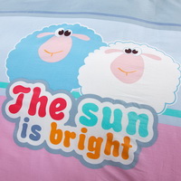 Little Sheep Pink Bedding Set Kids Bedding Teen Bedding Duvet Cover Set Gift Idea