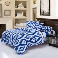 Diamonds Blue Bedding Set Modern Bedding Cheap Bedding Discount Bedding Bed Sheet Pillow Sham Pillowcase Duvet Cover Set