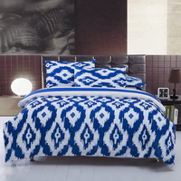 Diamonds Blue Bedding Set Modern Bedding Cheap Bedding Discount Bedding Bed Sheet Pillow Sham Pillowcase Duvet Cover Set