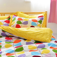 Hearts Balloons Yellow Bedding Set Modern Bedding Cheap Bedding Discount Bedding Bed Sheet Pillow Sham Pillowcase Duvet Cover Set