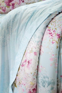 Beauty Everywhere Blue Bedding Set Girls Bedding Floral Bedding Duvet Cover Pillow Sham Flat Sheet Gift Idea