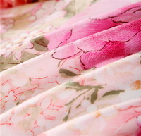Beauty Everywhere Pink Bedding Set Girls Bedding Floral Bedding Duvet Cover Pillow Sham Flat Sheet Gift Idea