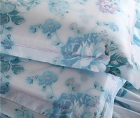 Blue And White Porcelain Blue Bedding Set Girls Bedding Floral Bedding Duvet Cover Pillow Sham Flat Sheet Gift Idea