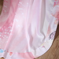 City Garden Pink Bedding Set Girls Bedding Floral Bedding Duvet Cover Pillow Sham Flat Sheet Gift Idea