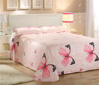 Dancing With Butterflies Pink Bedding Set Girls Bedding Floral Bedding Duvet Cover Pillow Sham Flat Sheet Gift Idea