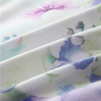 Delicate Fragrance Purple Bedding Set Girls Bedding Floral Bedding Duvet Cover Pillow Sham Flat Sheet Gift Idea