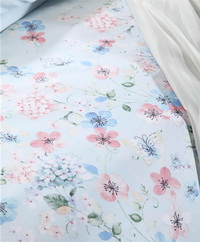 Dream Roy Blue Bedding Set Girls Bedding Floral Bedding Duvet Cover Pillow Sham Flat Sheet Gift Idea