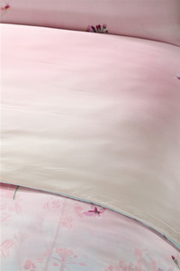 First Date Pink Bedding Set Girls Bedding Floral Bedding Duvet Cover Pillow Sham Flat Sheet Gift Idea