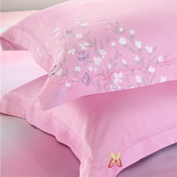 Interesting Flowers Pink Bedding Set Girls Bedding Floral Bedding Duvet Cover Pillow Sham Flat Sheet Gift Idea