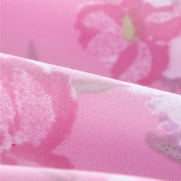 Interesting Flowers Pink Bedding Set Girls Bedding Floral Bedding Duvet Cover Pillow Sham Flat Sheet Gift Idea