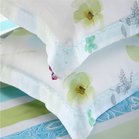 Midsummer Green Bedding Set Girls Bedding Floral Bedding Duvet Cover Pillow Sham Flat Sheet Gift Idea