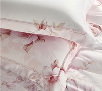 Secret Language Pink Bedding Set Girls Bedding Floral Bedding Duvet Cover Pillow Sham Flat Sheet Gift Idea