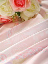 Sweet Flower Pink Bedding Set Girls Bedding Floral Bedding Duvet Cover Pillow Sham Flat Sheet Gift Idea