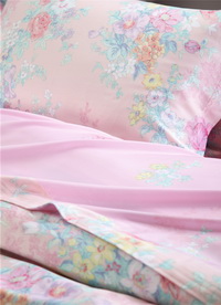 Young Girl Pink Bedding Set Girls Bedding Floral Bedding Duvet Cover Pillow Sham Flat Sheet Gift Idea