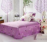 Flower Language Purple Bedding Set Luxury Bedding Girls Bedding Duvet Cover Pillow Sham Flat Sheet Gift Idea