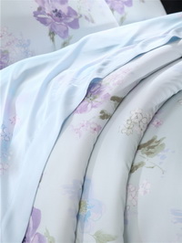 Light Makeup Purple Bedding Set Luxury Bedding Girls Bedding Duvet Cover Pillow Sham Flat Sheet Gift Idea