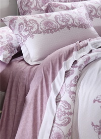 Louisa Purple Bedding Set Luxury Bedding Girls Bedding Duvet Cover Pillow Sham Flat Sheet Gift Idea