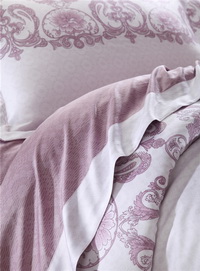 Louisa Purple Bedding Set Luxury Bedding Girls Bedding Duvet Cover Pillow Sham Flat Sheet Gift Idea