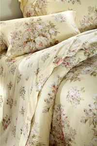 Sweet Yellow Bedding Set Luxury Bedding Girls Bedding Duvet Cover Pillow Sham Flat Sheet Gift Idea