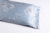 Aileen Blue Bedding Set Luxury Bedding Collection Satin Egyptian Cotton Duvet Cover Set