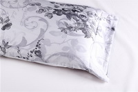 Blanche White Bedding Set Luxury Bedding Collection Satin Egyptian Cotton Duvet Cover Set