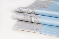 Cindy Grey Bedding Set Luxury Bedding Collection Satin Egyptian Cotton Duvet Cover Set