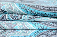 Vega Blue Bedding Set Luxury Bedding Collection Pima Cotton Bedding American Egyptian Cotton Bedding