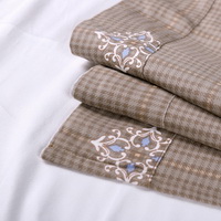 Durman Brown Bedding Set Modern Bedding Collection Floral Bedding Stripe And Plaid Bedding Christmas Gift Idea